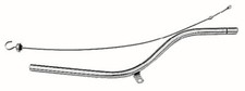 PFE-R9421 Proflow Transmission Dipstick, Steel, Chrome, TH350, 27 in. Length, Ea