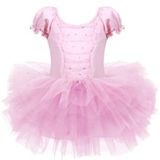 Ballet Leotards for Girls Toddler Ballet Tutu Dance Leotards Outfit with Sequ...