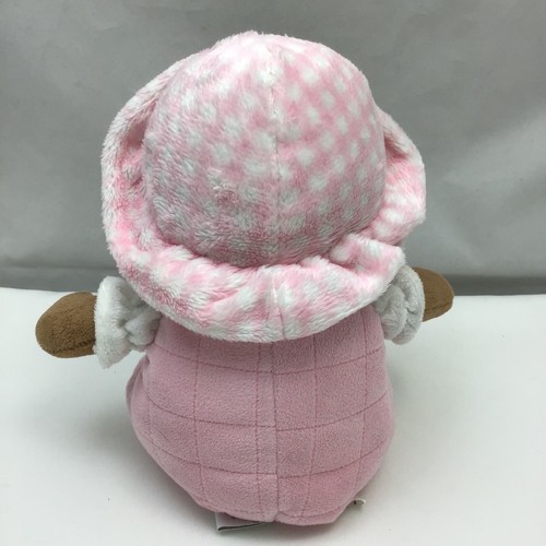My First Doll Brown Skin Pink White Sewn Eyes First Impressions Plush 8" Lovey - Picture 5 of 7
