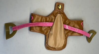 Build a Bear Horse Saddle Dragon Pony Equine Brown Toy Plush BAB Accessory