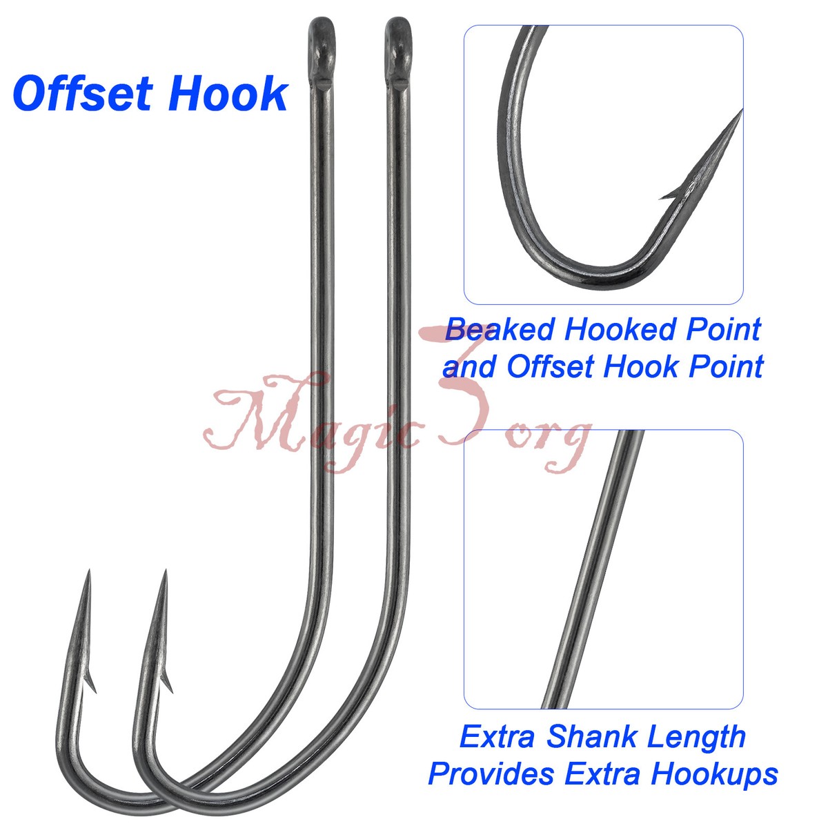 Rompin 50pcs Lot O'shaughnessy 9255 Fishing Hooks Stainless Steel Long Shank Saltwater Barbed Ocean Fish Jig Size 6-7 0 | Philippines