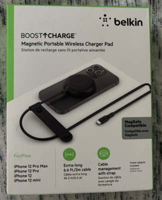 Belkin BOOST CHARGE PRO Portable Wireless Charger w/ iPhone MagSafe 20W - SEALED
