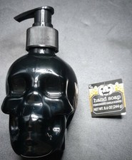 Black Skull Scented Halloween HAND SOAP REFILLABLE Plastic 8.6 oz Bottle      