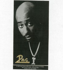 2 PAC - STICKER/DECAL - BRAND NEW VINTAGE - MUSIC BAND TUPAC 032