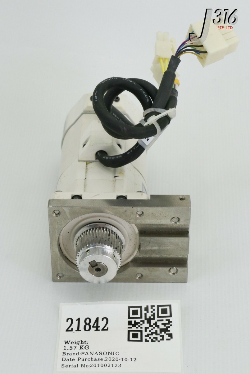 な 21842 PANASONIC AC SERVO MOTOR W/ GEARHEAD MSMA022A1F | eBay