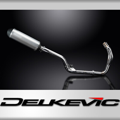 Triumph Tiger 800 11-19 Delkevic Full Exhaust 3-1 13.5'' X-Oval Titanium Muffler