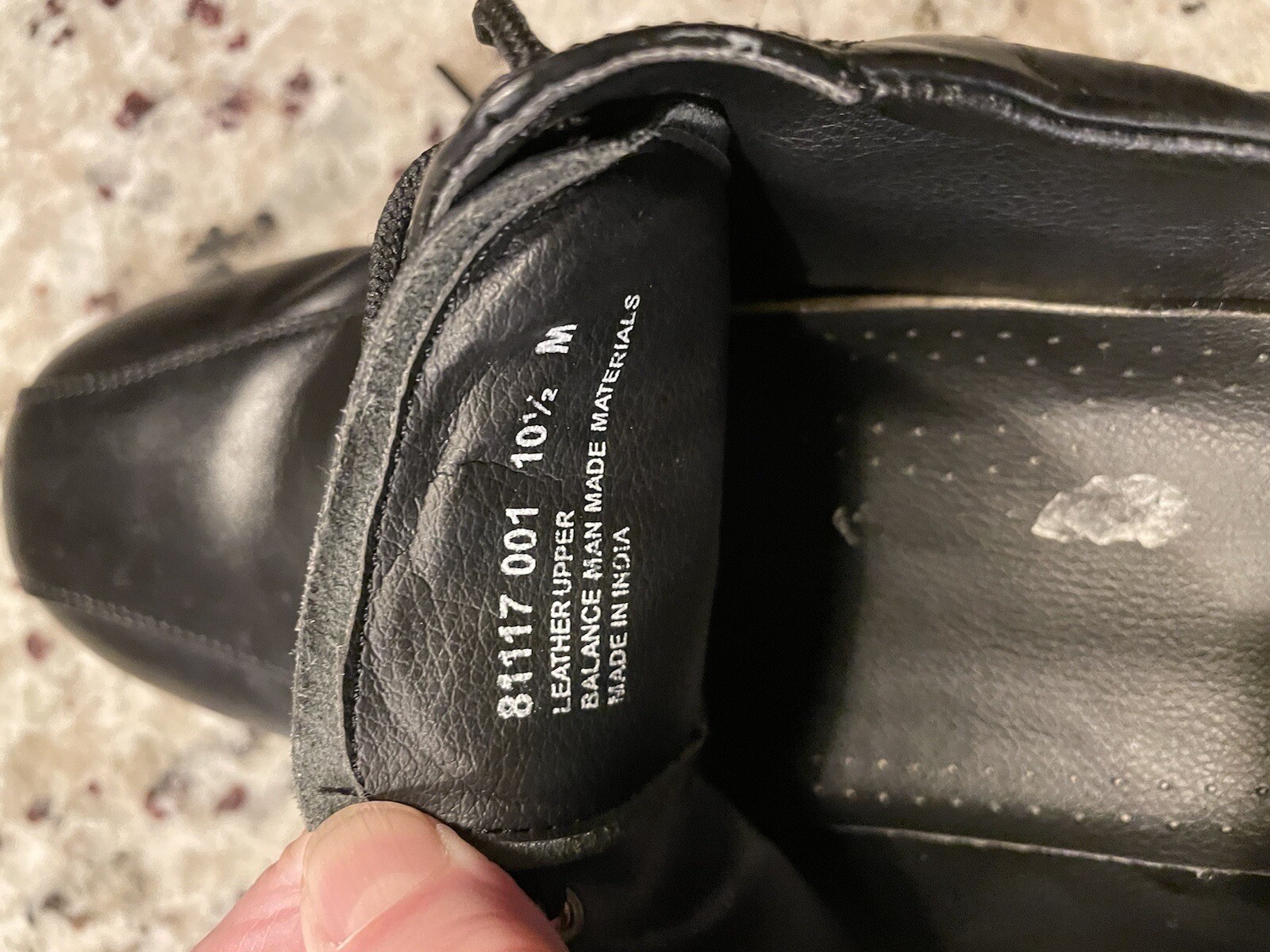 SAOLA Scarpe Nunn Bush uomo 10 1 2 m comode eleganti Oxford 81117 001 pelle nera