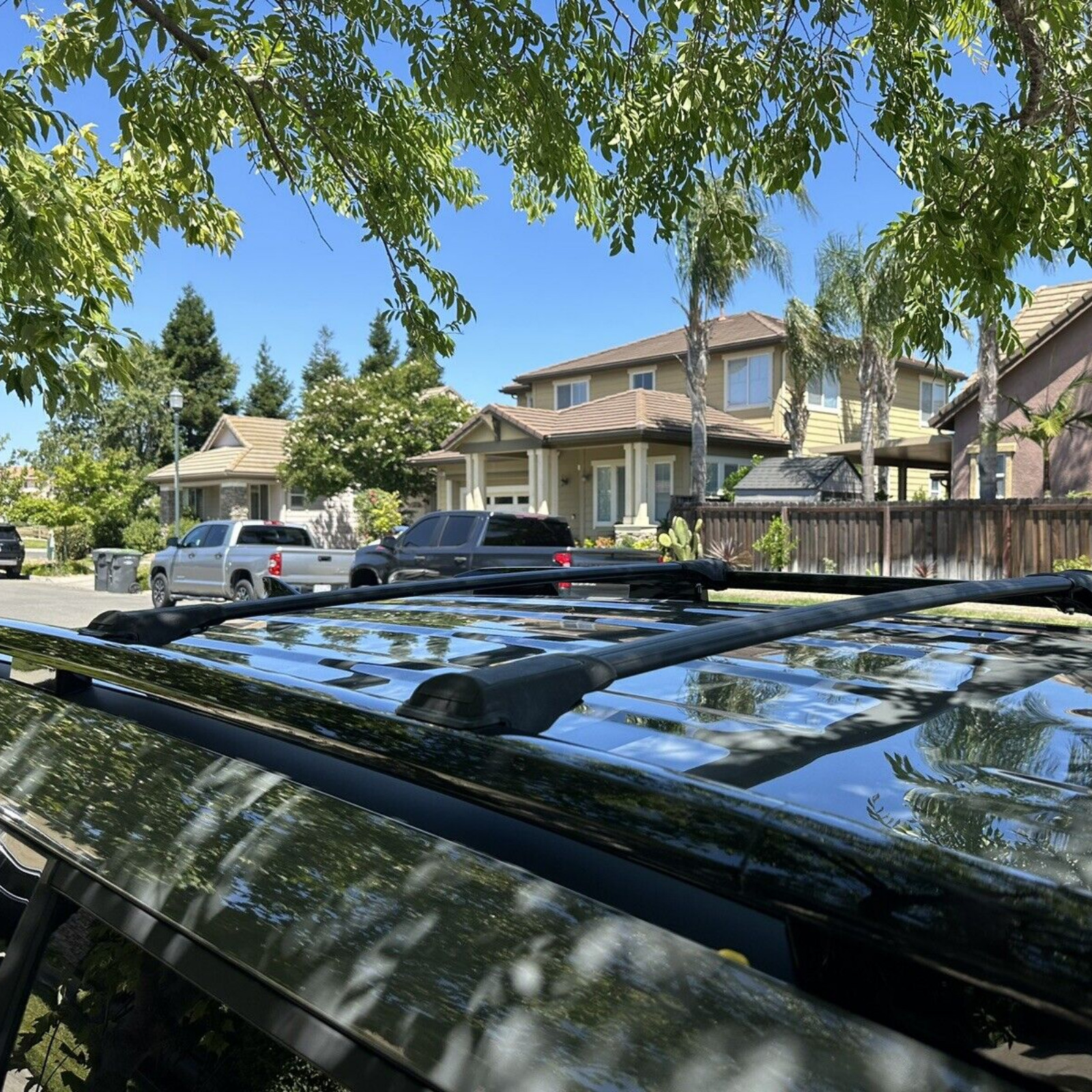 Roof Rack Cross Bars for Jeep Grand Cherokee WH/WK 2005-2010 Black 2Pcs