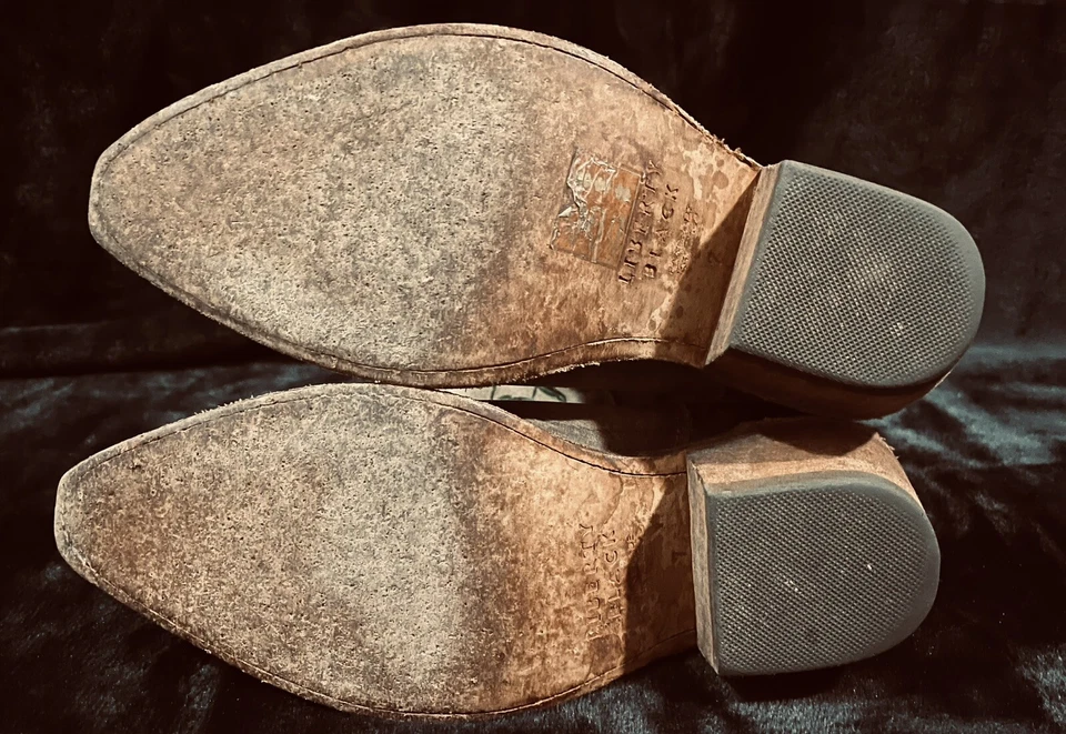 Hermosa bota Liberty negra Nina Rose Western marrón para mujer talla 7M Foto 4 de 4