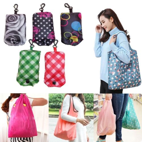 folding tow bags handbags reusable eco shopping bag - Picture 1 of 7