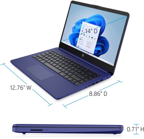2024 HP Laptop Computer 14" HD Notebook Intel Celeron 16GB RAM 320GB Storage - Picture 20 of 27