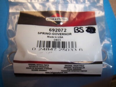 #ad NEW BRIGGS GOVERNOR SPRING 692072 OEM FREE SHIPPING B190 B193 $8.75