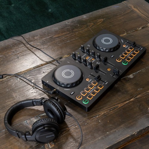 AlphaTheta DDJ-FLX2 Compact Beginner 2-Channel DJ Controller w Speakers Pack - Picture 10 of 12