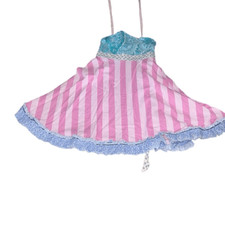 Matilda Jane MJ Platinum Collette Roundabout Ellie Pink Striped Dress Girls Sz 8