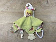 Stephan Baby Snail Lovey Security Blanket Teether Rattle Toy Lovie Blankie Nunu