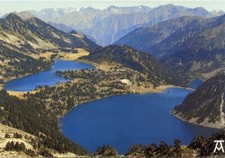 Carte Postale Vallée d'Aure, les Lacs d'Aubert et d'Aumar,Hautes Pyrénées 65