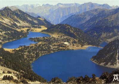 Postcard Aure Valley, Lakes of Aubert and Aumar, Upper Pyrenees 65