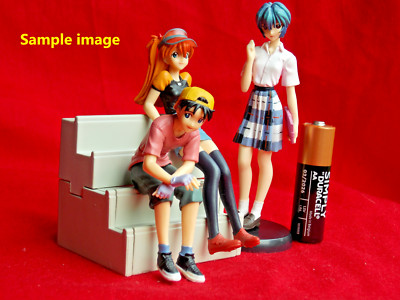   NEU REI ASUKA & SHINJI EVANGELION BANDAI HGIF MINI FIGUR SET H= 3,5'' ANIME