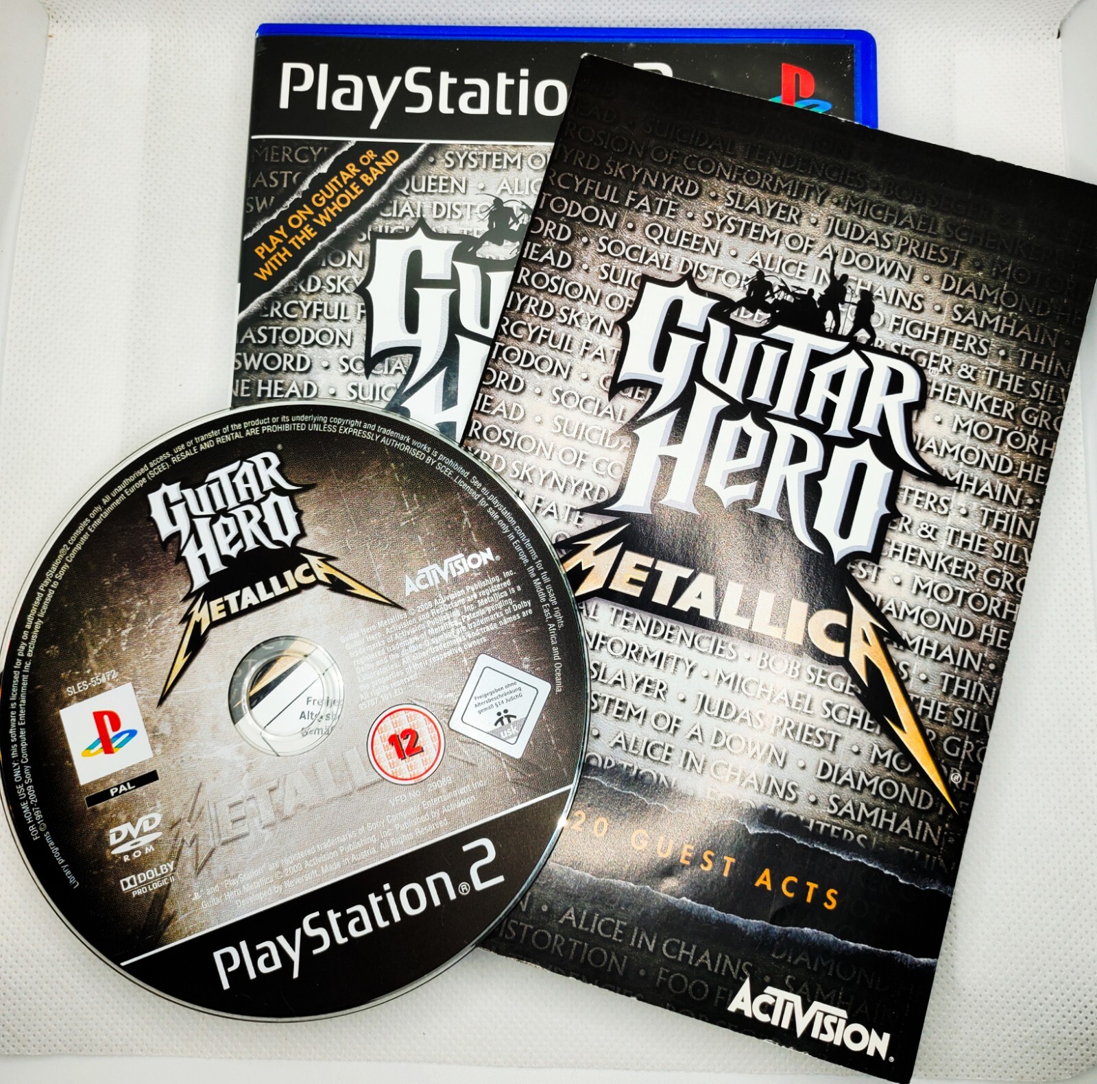 👻 Guitar Hero Metallica PS2 PlayStation 2 PAL FR