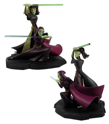 GENTLE GIANT STAR WARS CLONE WARS MAQUETTES BARRISS OFFEE LUMINARA UNDULI  PROMO