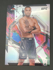 Carlos Ulberg 2024 Topps Finest UFC Common Refractor SP #18 