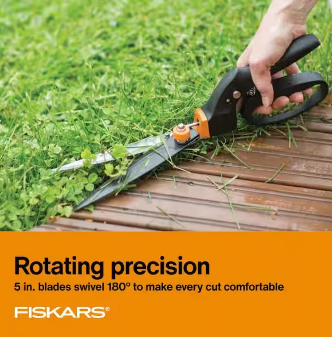 Fiskars swivel sale grass shears