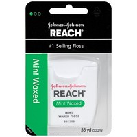 5 Pack Johnson & Johnson Reach Dental Floss Mint Waxed Floss 55 Yards Each on sale 5 Pack Johnson & Johnson Reach Dental Floss Mint Waxed Floss 55 Yards Each on sale
