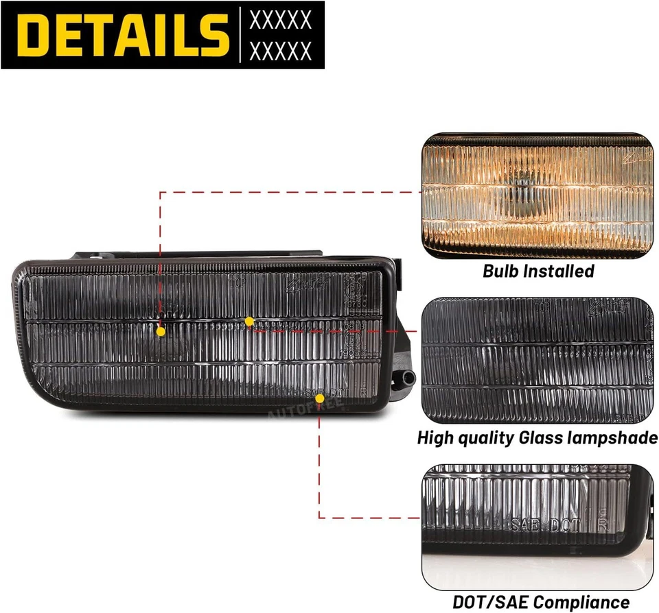 Luces antiniebla de lente de humo para BMW 320i 325i/98-99 1992-1995 BMW 323i/96-99 BMW 328is Foto 3 de 4