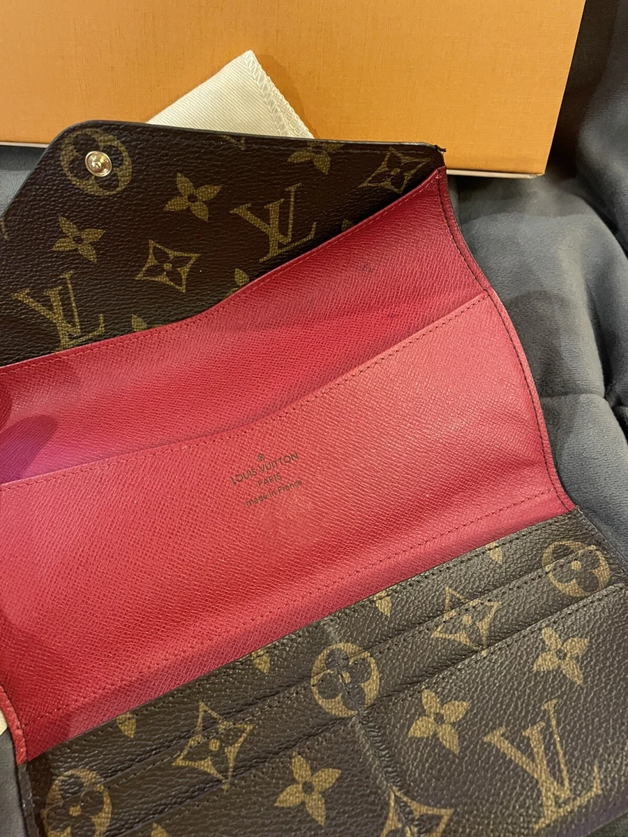 Louis Vuitton Monogram Fuchsia Wallet Button Snap