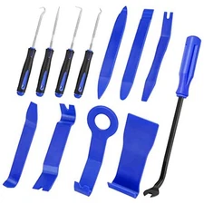  Auto Trim Removal Tool Set, Plastic Pry Tool Kit, Prying Tool, Car Door Blue