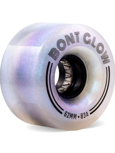 Bont Glow Light Up LED OUTDOOR Roller Skate Wheels – 62x35mm 83A | Pack of 4