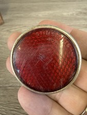 Vintage Stimsonite 10 Fender Reflector Bike Red Round 1.75 From 1965 Schwinn