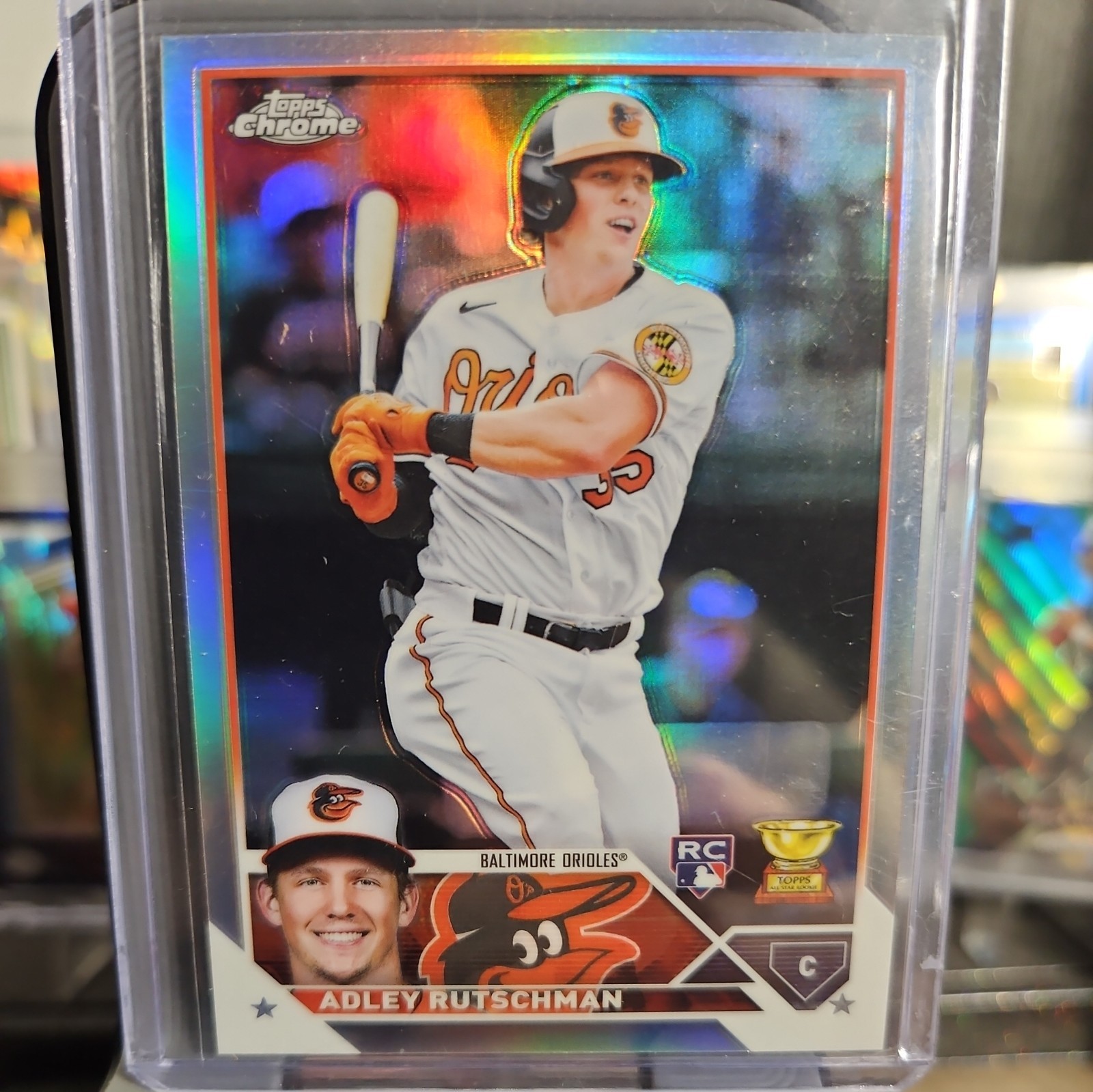 2023 Topps Chrome - Adley Rutschman #1 Refractor (RC) Orioles