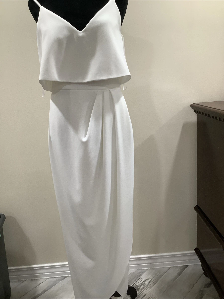 ivory xscape dresses Xscape | Dresses | Xscape One Shoulder Floral Pleated Gown Dress Size 4 Ivory Cream Bridal