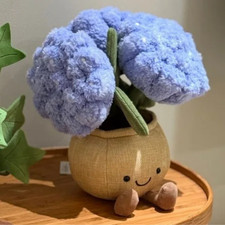 Jellycat amuse hydrangea-purple flower plant-brand new with label high quality