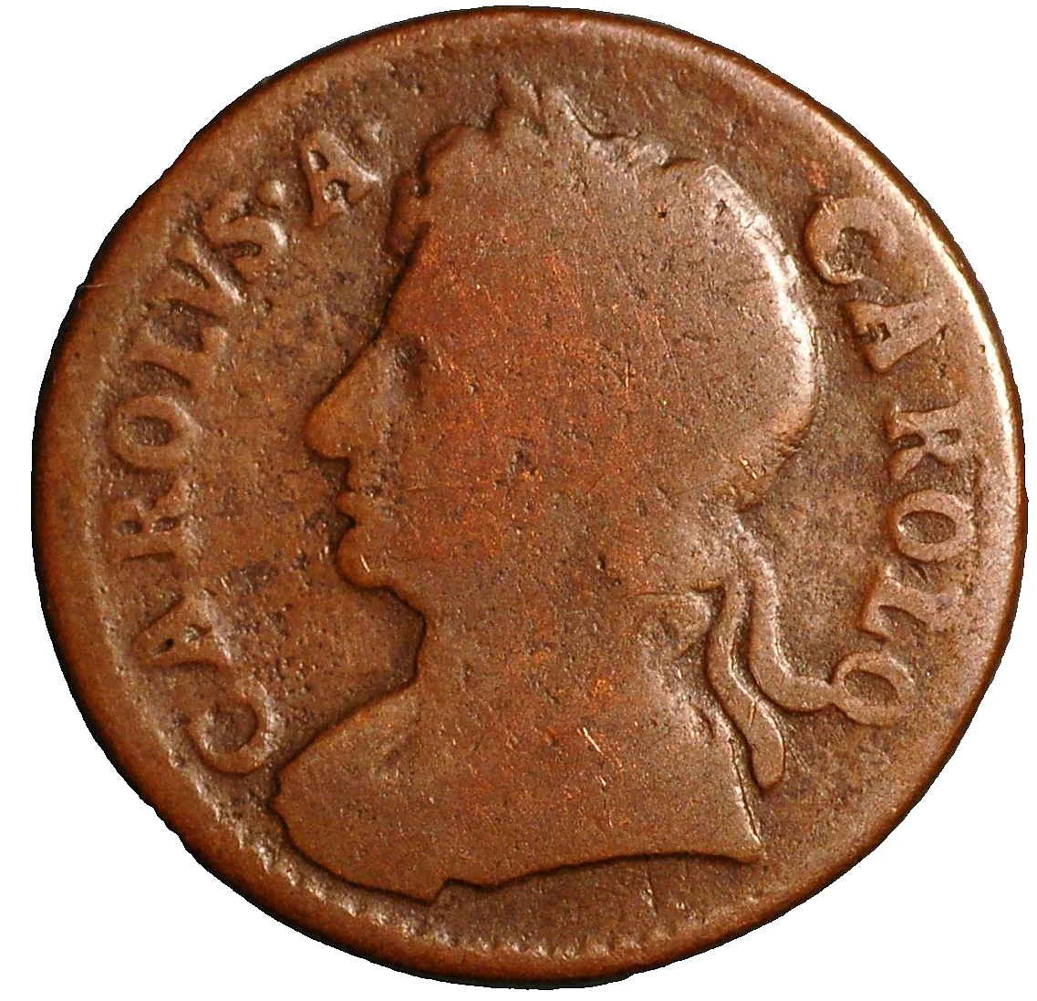 外国 イギリス東インド会社 ボンベイ管区 コッパルーン 銅貨1672年1枚 1672 年英国硬币| eBay