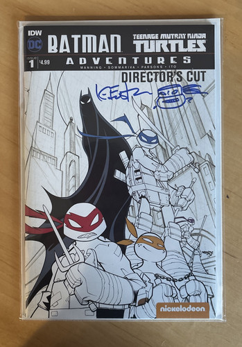 COA KeVIN EAsTMaN BATMaN ADV TEEnAGe MuTANT NiNJa TuRTLeS 1 . GRaDE IT! WOW! - Picture 1 of 2