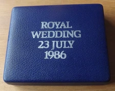 Britain Large Silver Medallion 1986 Royal Wedding Andrew Proof Grade Cased COA.