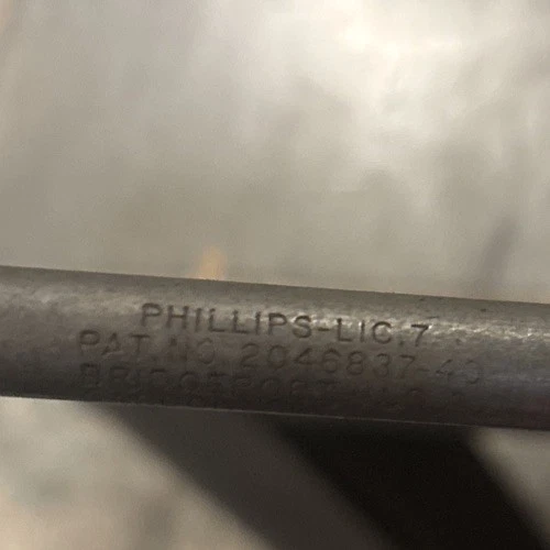 "Lote 2 destornilladores Phillips con mango de madera Bridgeport 354 L10,7 13,5"" 8,75""" Foto 4 de 4