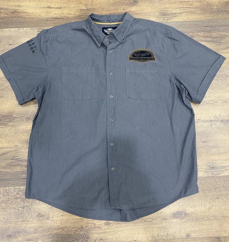 Genuine Harley Davidson MotorClothes Button Shirt XXL
