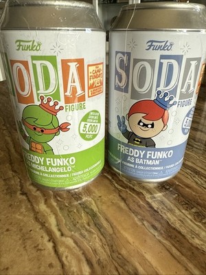 Funko Soda Freddy as Michelangelo TMNT & Batman 5000 LE Camp Fundays Sealed