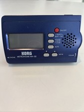 Korg MA-30 Compact Digital Pocket Metronome Blue - Tested - WORKING