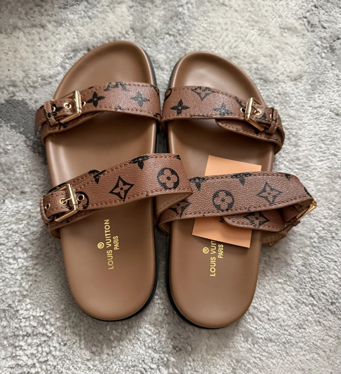 Louis Vuitton Brown Sandals for Women for sale | eBay