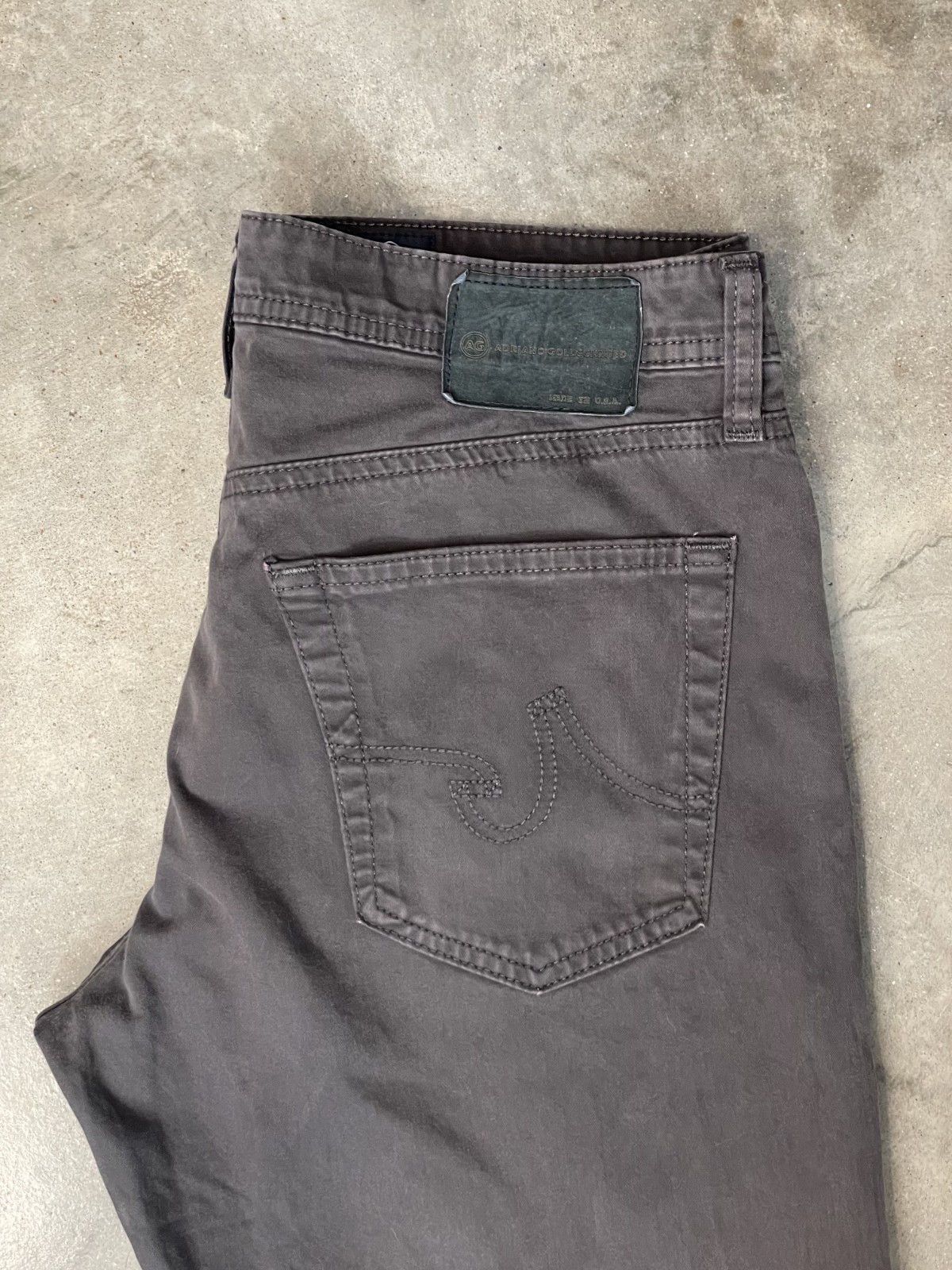 AG Adriano Goldschmied Protege Jeans Men 30x27 Gray Wash Straight Leg Denim thumbnail 6
