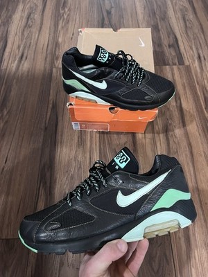 Nike Air Max 180 Size  12 Black/Light Mint/Poison Green 310155-031