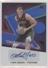 2021-22 Panini Recon True Potential Signatures Blue 46/49 Luka Garza Auto 00am