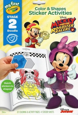 Crayola My First Stage 2 Doodle Color & Shapes Sticker Activities Disney Mickey!