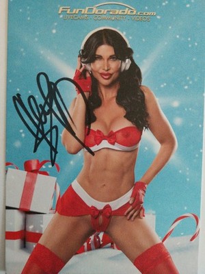 Micaela Schäfer Autogramm Signiert AK Sexy Erotik