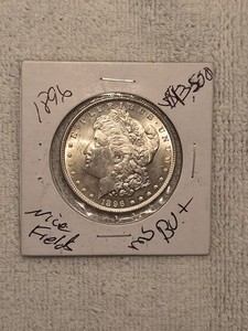 1896 Morgan. Some Coin Or Bag Marks But Not Circulated