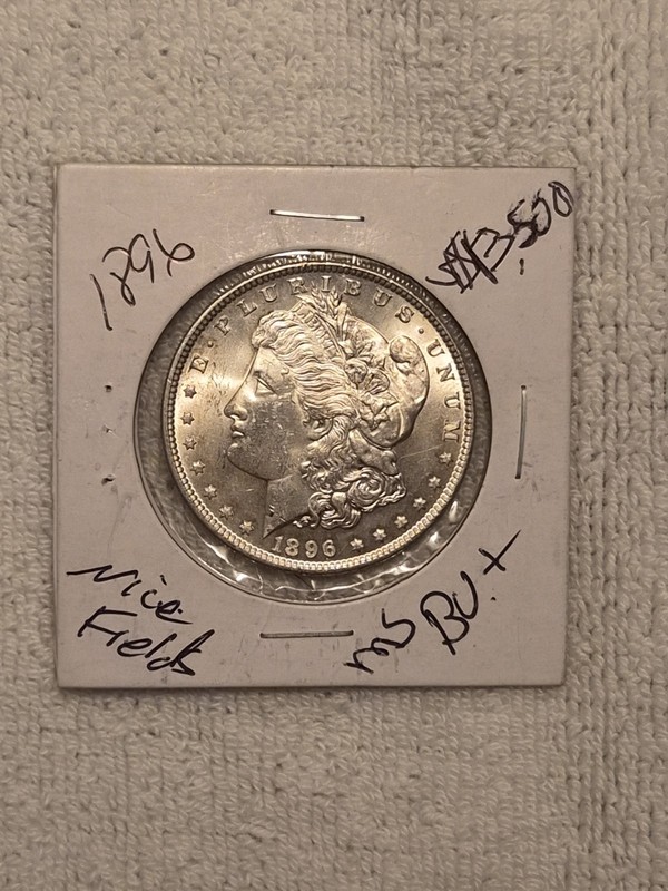 1896 Morgan. Some Coin Or Bag Marks But Not Circulated